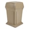 Rubbermaid Commercial Ranger Fire-Safe Container, Square, Structural Foam, 35 gal, Beige FG843088BEIG - alternate 2